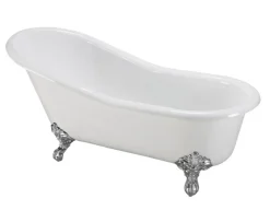 Badkar - Versailles vit gjutjärn med tassar, 170 cm