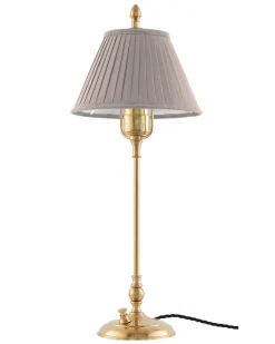 Bordslampa - Ankarcrona 50 cm mässing, beige skärm