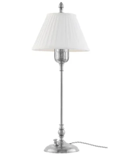 Bordslampa - Ankarcrona 50 cm nickel, vit skärm
