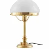 Bordslampa - Karlfeldt mässing, toppig vit