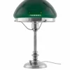 Bordslampa - Karlfeldt nickel, toppig grön