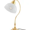 Bordslampa - Lagerlöf mässing, opalvit skärm