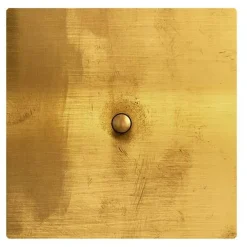 Dimmer kvadrat tryckknapp mässing - Fontini More-serien