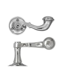 Dörrhandtag - Posthorn klassiskt nickel