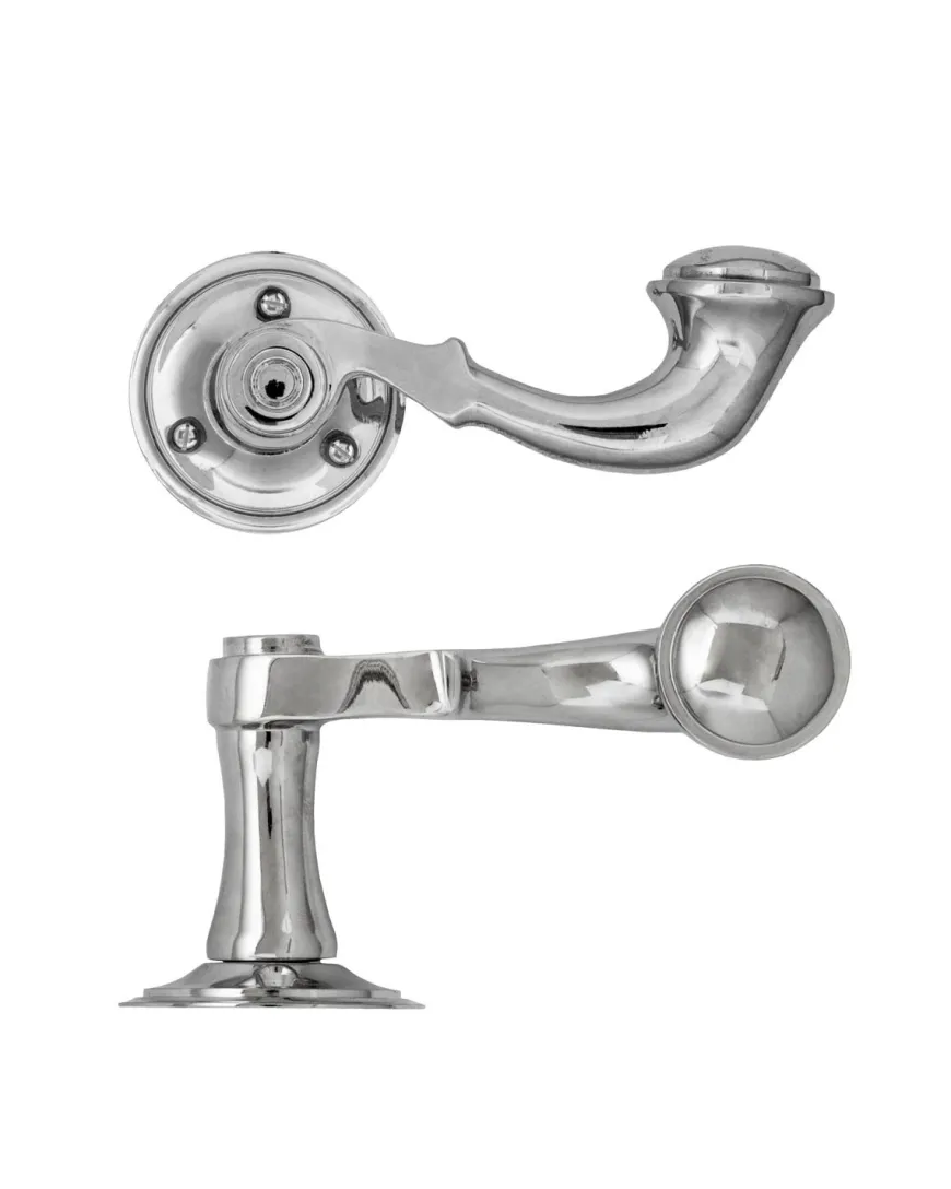 Dörrhandtag - Posthorn klassiskt nickel
