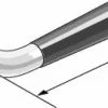 Dörrtrycke Låsbolaget nr 439 Nickel/svart trä - utan rosett