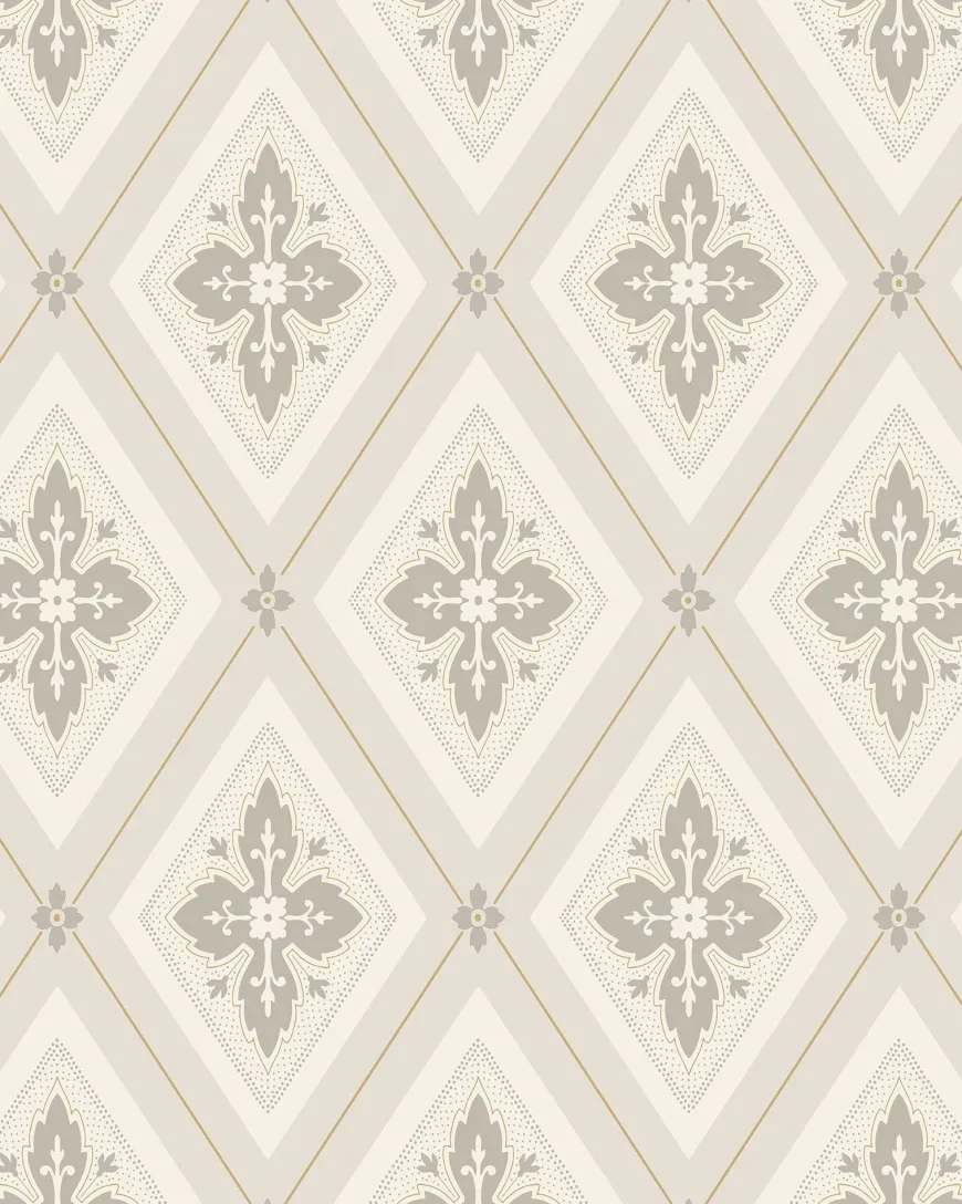 Duro Tapet - Astrid - Guld/Beige