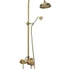 Duschset - Kensington retro med termostatblandare, brons