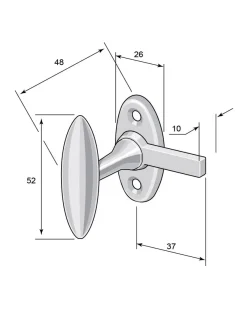 Fönstervred/Skåpvred - E-tuna Magasinet 550 nickel