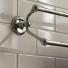 Handduksstång Dubbel - Haga - Krom