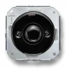 Insats dimmer universal LED 4-100W svart porslin - Fontini infällt