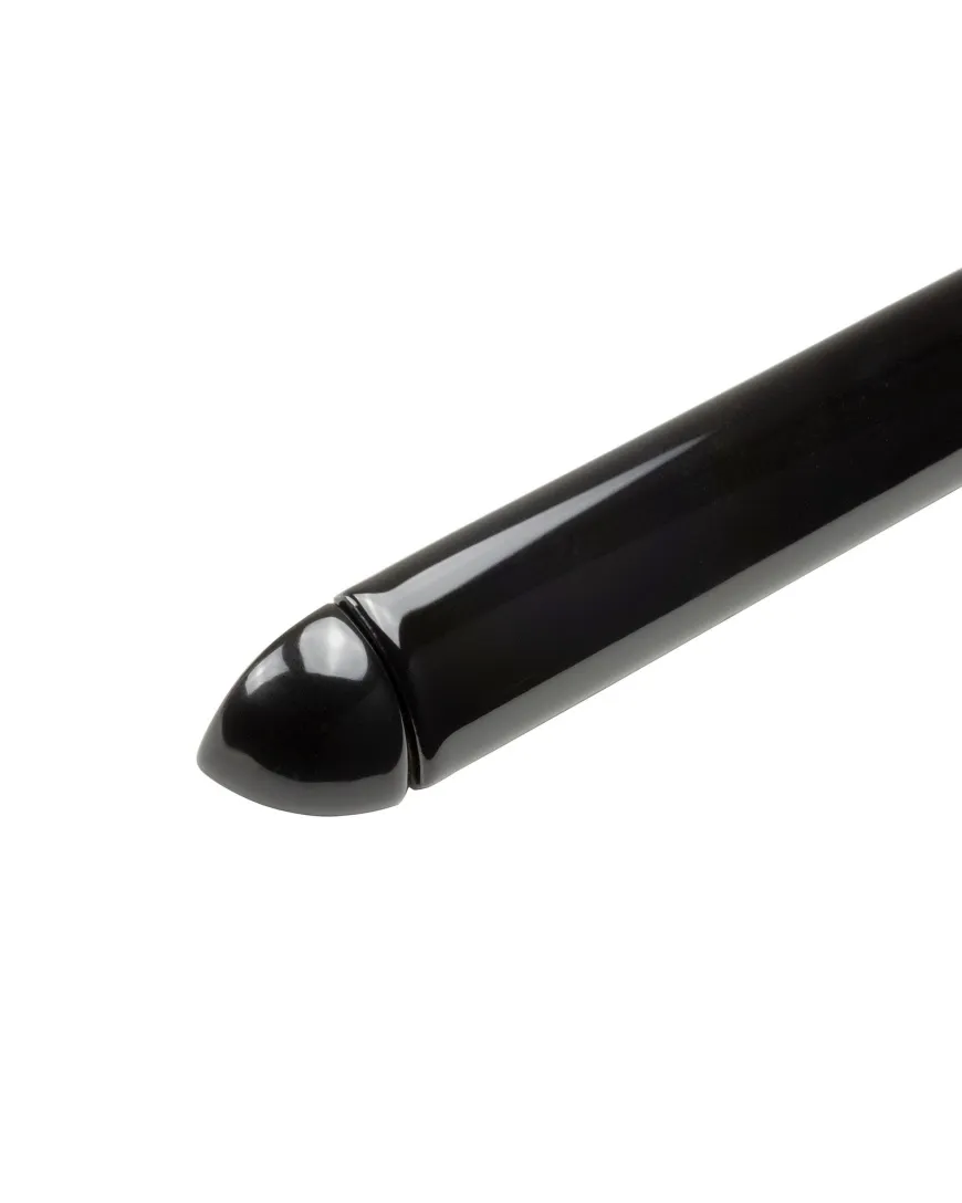 Kakel Victoria - Hörnbit till kantlist svart, blank