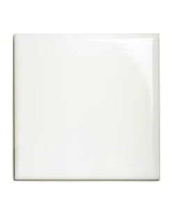 Kakel Victoria - 15 x 15 cm elfenbensvit bullnose hörn
