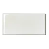 Kakel Victoria - 7,5 x 15 cm elfenbensvit bullnose kortsida