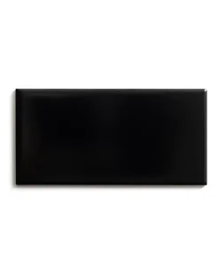 Kakel Victoria - 7,5 x 15 cm svart, blank
