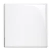 Kakel Victoria - 15 x 15 cm vit bullnose hörn