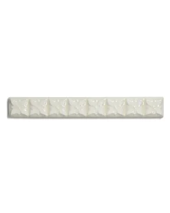 Kakel York - Dekorlist relief 2,5 x 19,8 cm mandel