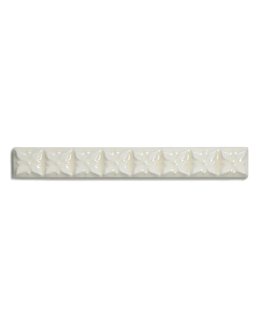 Kakel York - Dekorlist relief 2,5 x 19,8 cm mandel