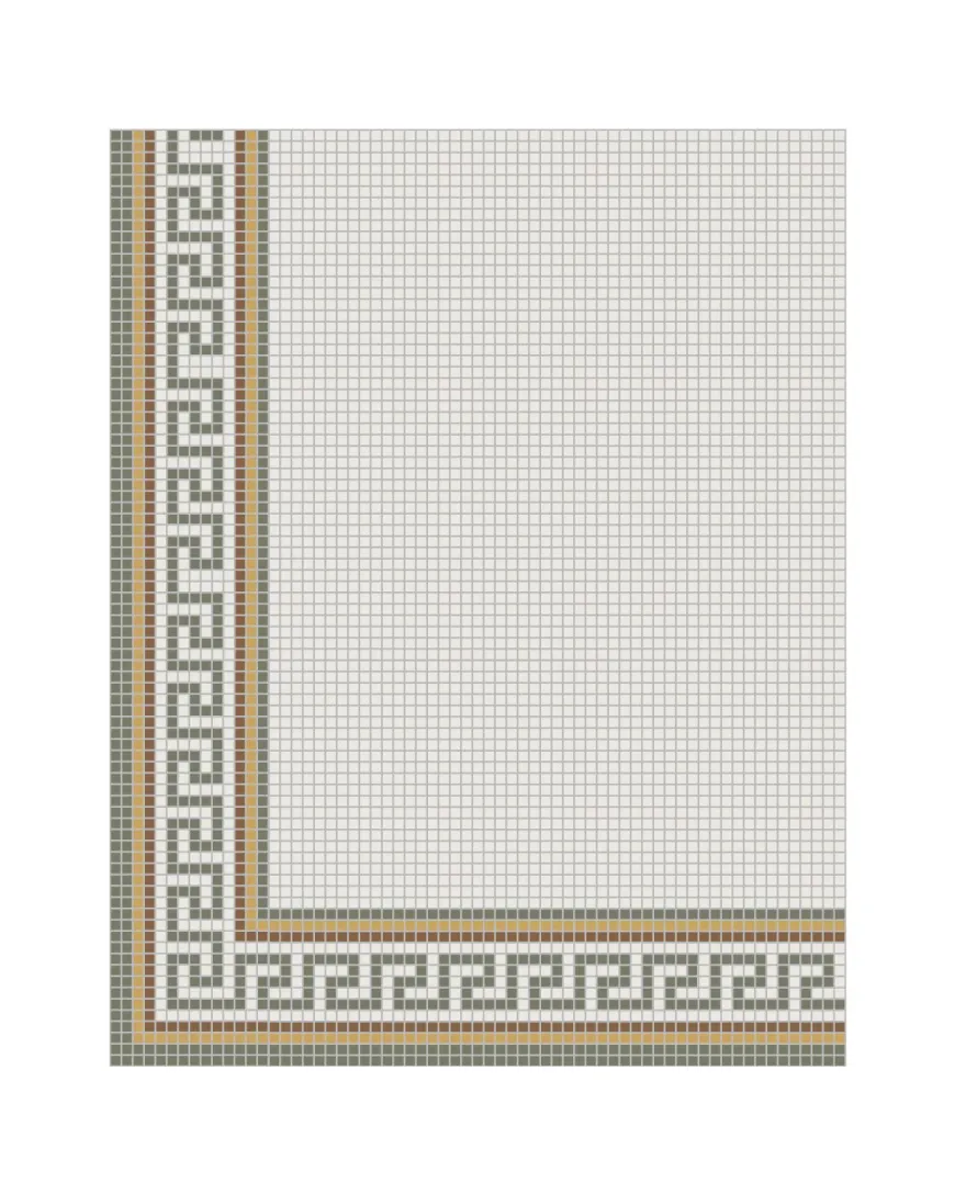 Klinkerfris hörn - Mosaik Regent Grön