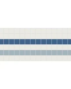 Klinkerfris - Mosaik Mayfair Blå