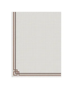Klinkerfris - Mosaik Mayfair Röd