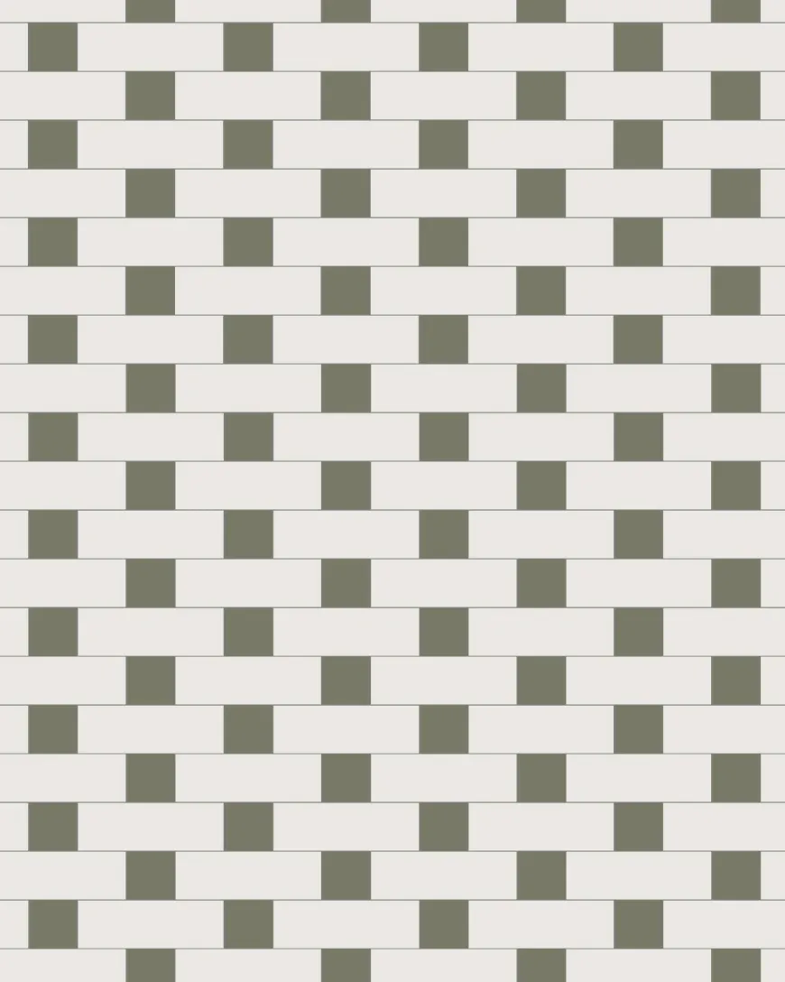 Klinker - Hampstead vit/Australian green