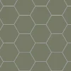 Klinker - Hexagon 15 x 15 cm Australian green