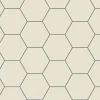Klinker - Hexagon 15 x 15 cm gulvit