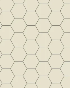 Klinker - Hexagon 10 x 10 cm gulvit