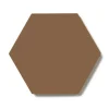 Klinker - Hexagon 15 x 15 cm havana