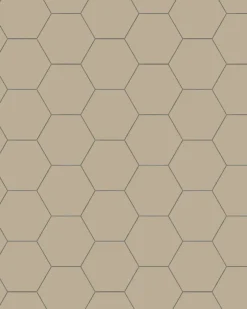 Klinker - Hexagon 10 x 10 cm linne