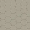 Klinker - Hexagon 10 x 10 cm ljusgrå