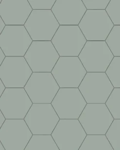 Klinker - Hexagon 15 x 15 cm ljusgrön