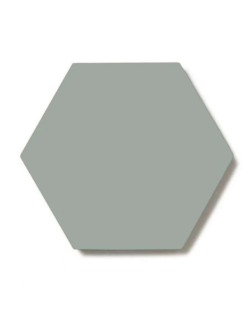 Klinker - Hexagon 15 x 15 cm ljusgrön