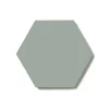 Klinker - Hexagon 10 x 10 cm ljusgrön