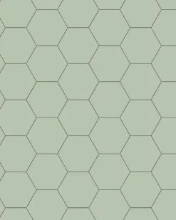 Klinker - Hexagon 10 x 10 cm pistasch