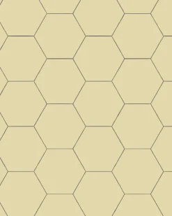 Klinker - Hexagon 15 x 15 cm vaniljgul