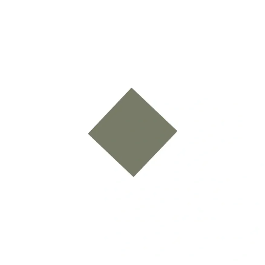 Klinker - Kvadrat 3,5 x 3,5 cm Australian green