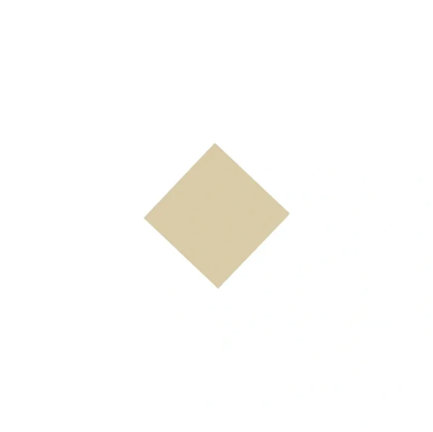 Klinker - Kvadrat 3,5 x 3,5 cm elfenben