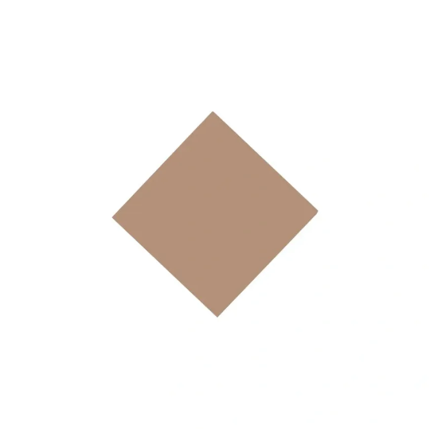 Klinker - Kvadrat 5 x 5 cm gammelrosa