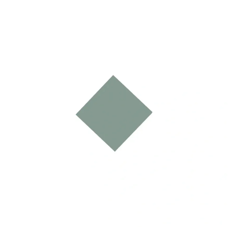 Klinker - Kvadrat 3,5 x 3,5 cm grön
