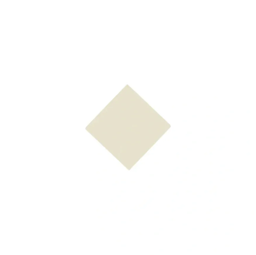 Klinker - Kvadrat 3,5 x 3,5 cm gulvit