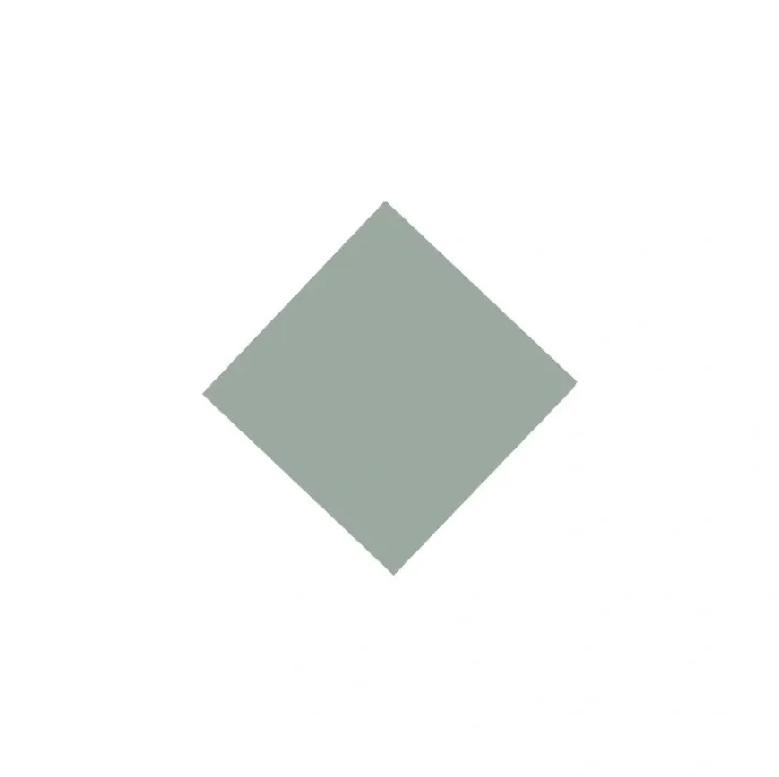Klinker - Kvadrat 5 x 5 cm ljusgrön