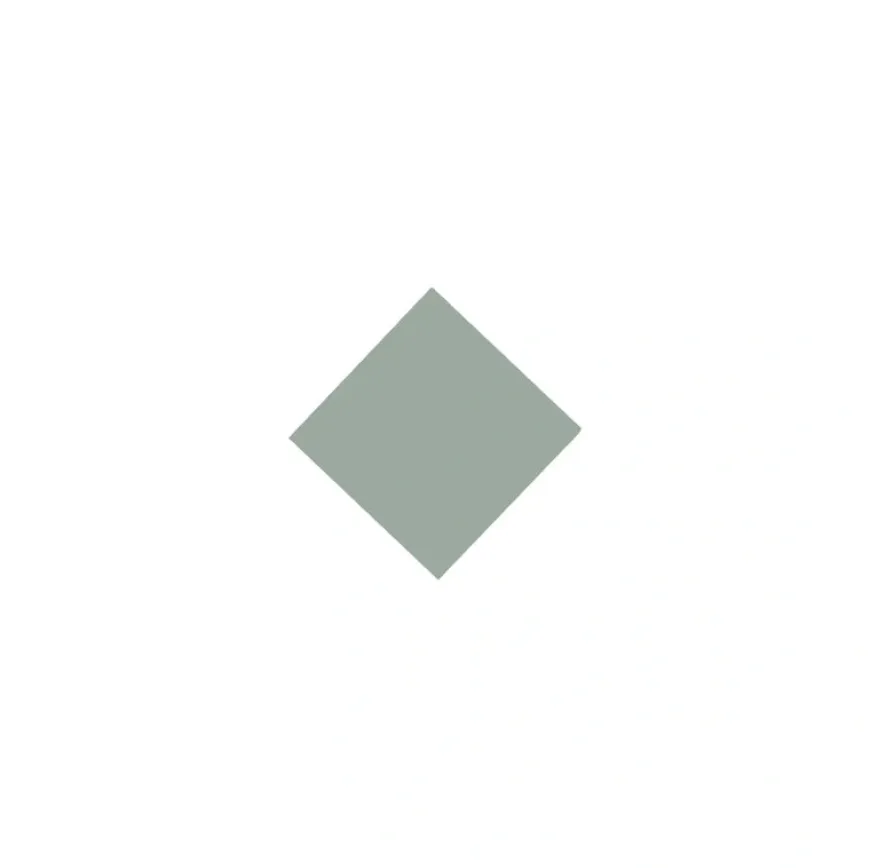Klinker - Kvadrat 3,5 x 3,5 cm ljusgrön