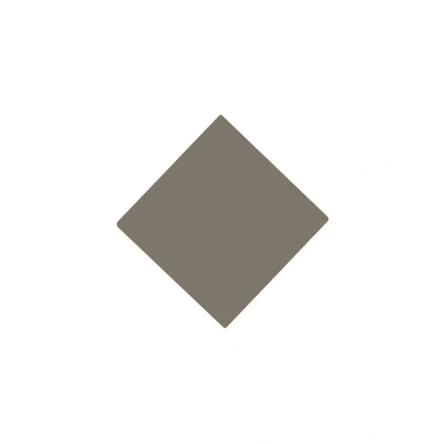 Klinker - Kvadrat 5 x 5 cm mörkgrå