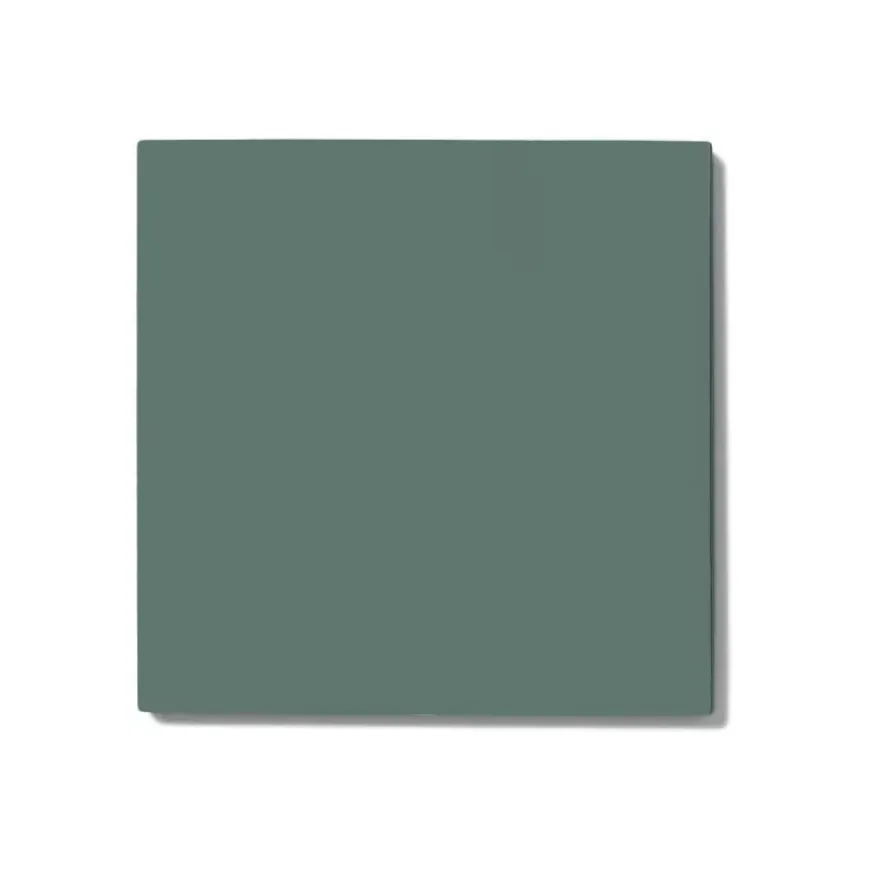 Klinker - Kvadrat 10 x 10 cm mörkgrön