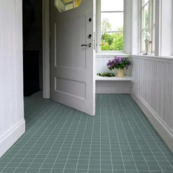 Klinker - Kvadrat 10 x 10 cm mörkgrön