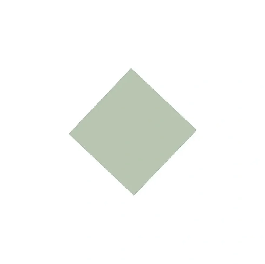 Klinker - Kvadrat 5 x 5 cm pistasch