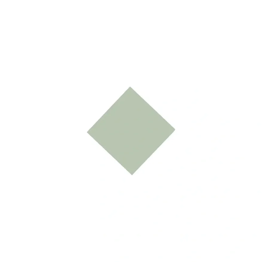 Klinker - Kvadrat 3,5 x 3,5 cm pistasch
