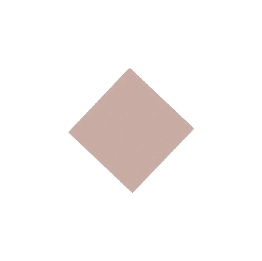 Klinker - Kvadrat 5 x 5 cm rosa